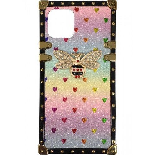 iP15ProMax Heart Butterfly Case Pink